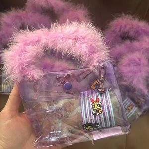 The Powerpuff Girls Accessories Purple Bag With hair accesories